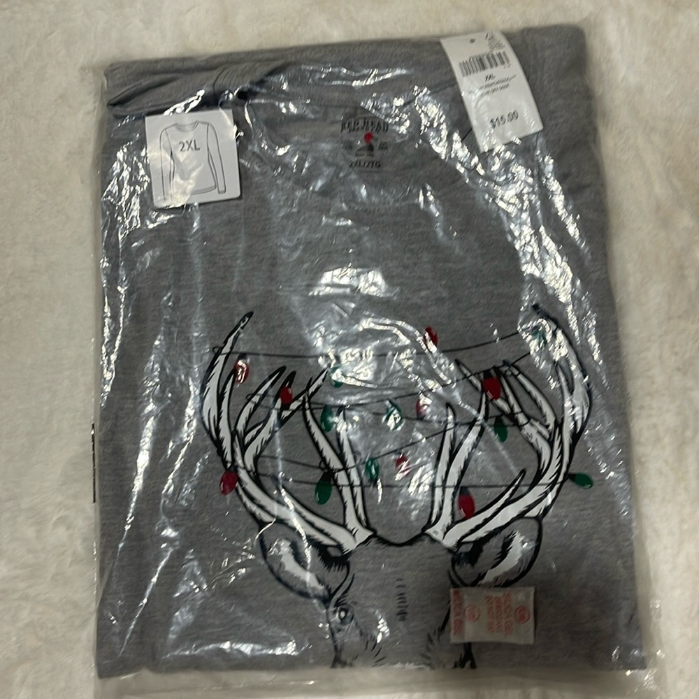 NWT men’s holiday buck shirt